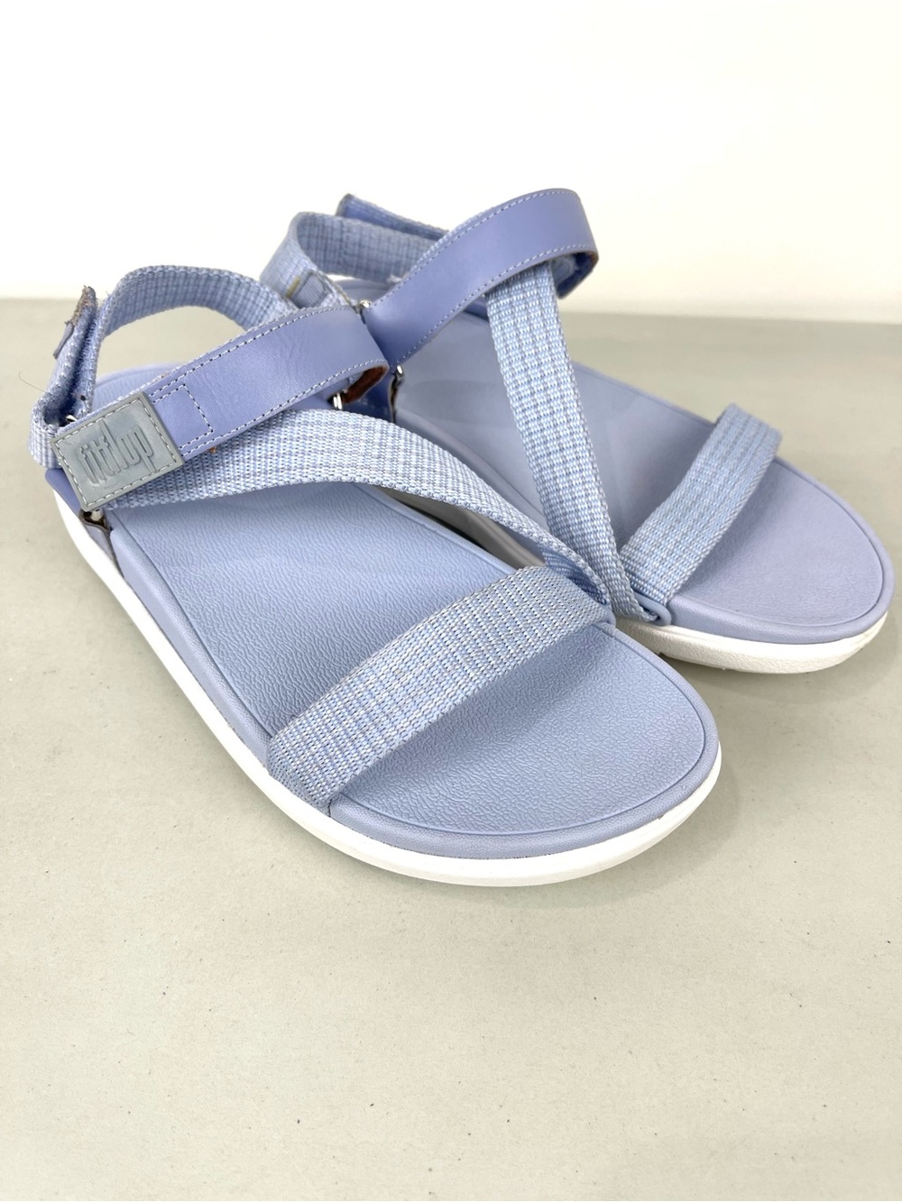 FitFlop Loosh Webbing Z-Strap Sandals Women's Size 8 Wild Lavender Comfort Shoes